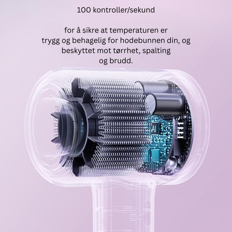 Plasma høyhastighets hårføner