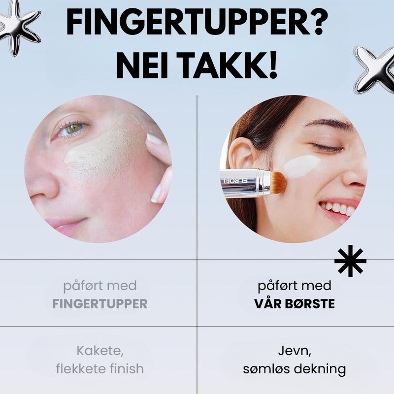 Hvit foundationstift