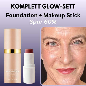 Pro-age Foundation + Blush og Leppestift for Voksen Hud